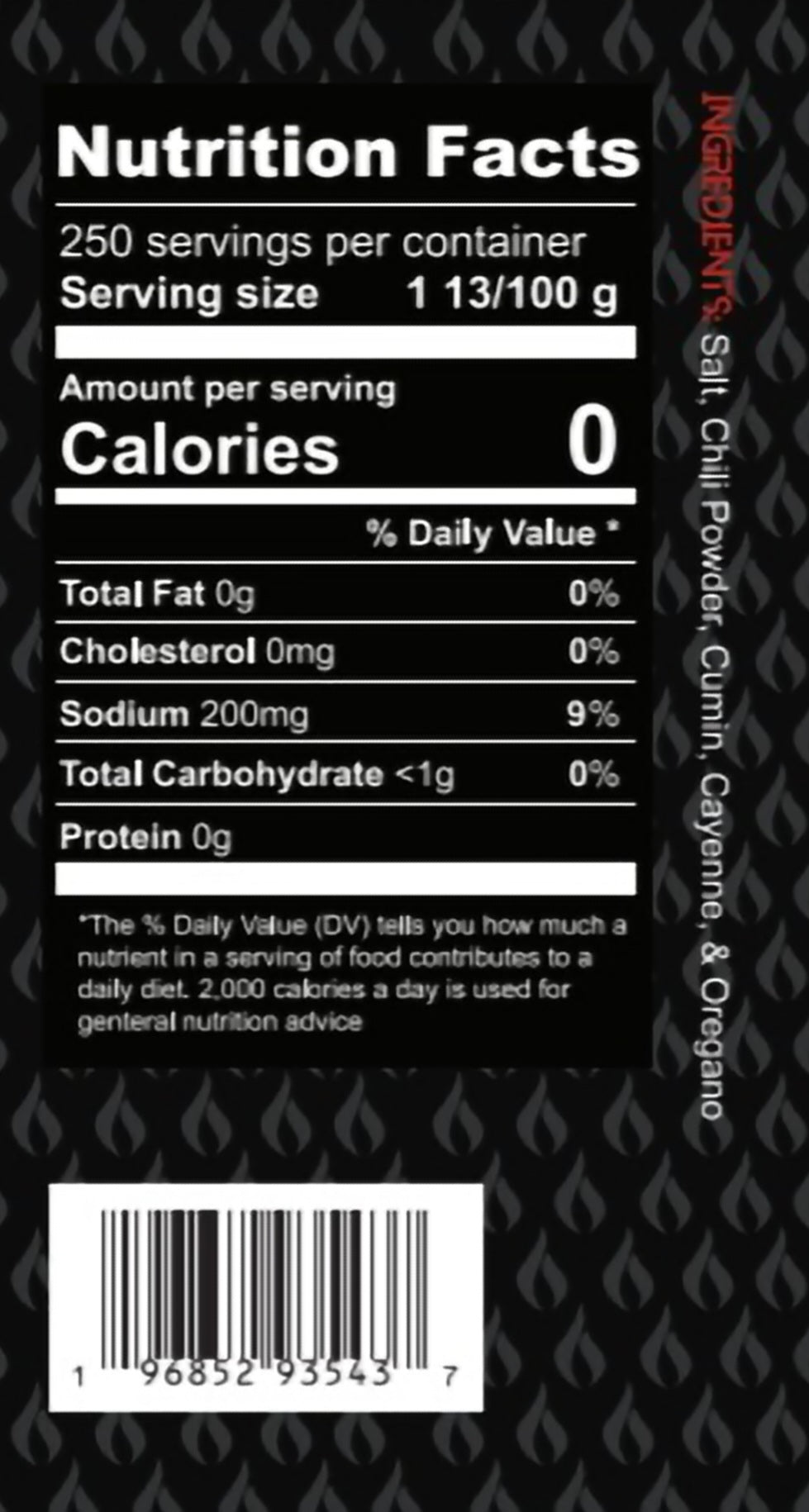 Small DFS (Fajita Shake)